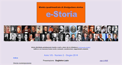 Desktop Screenshot of e-storia.it