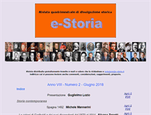 Tablet Screenshot of e-storia.it